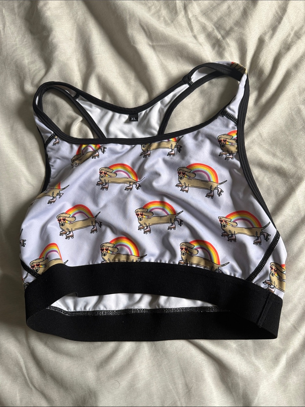 Bean Goods dachshund sports bra